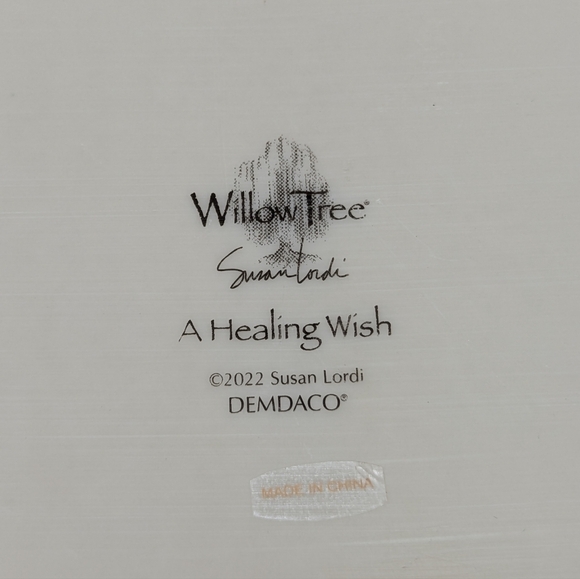 Willow Tree A Healing Wish For You Cream Resin Keepsake Box - Picture 11 of 13
